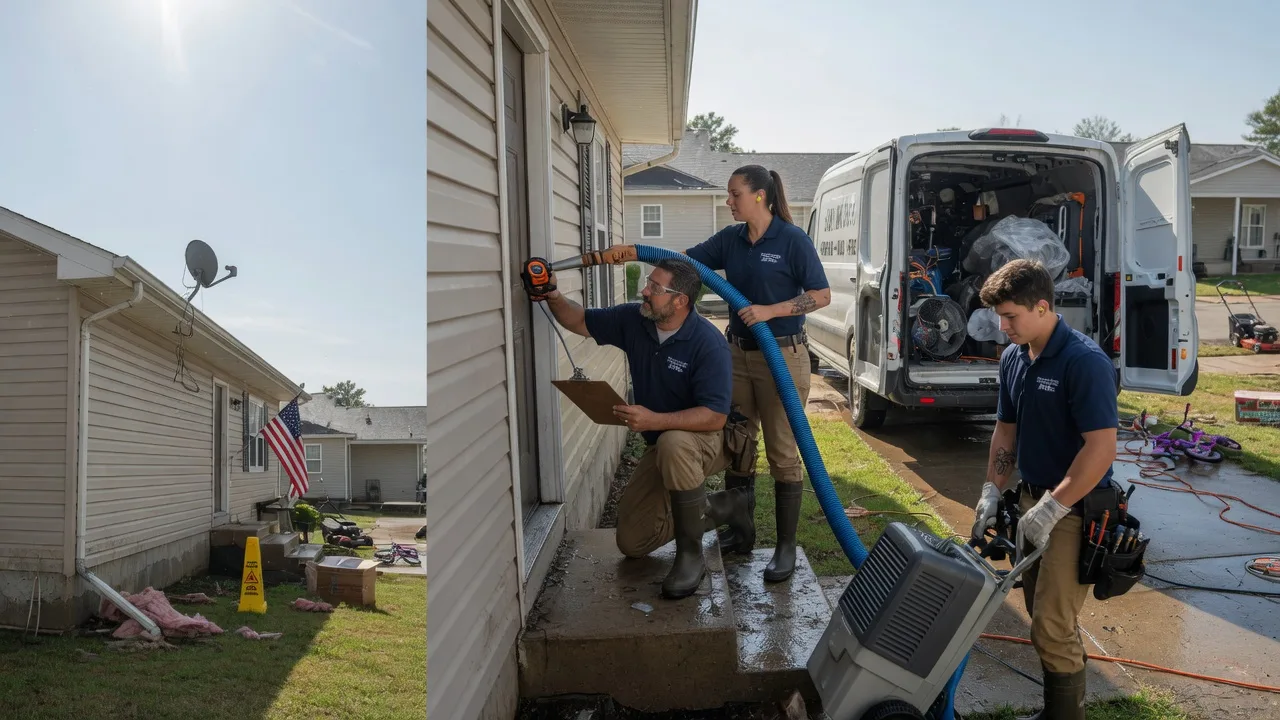 Ceiling Water Damage Restoration in Ostrander, MN near me